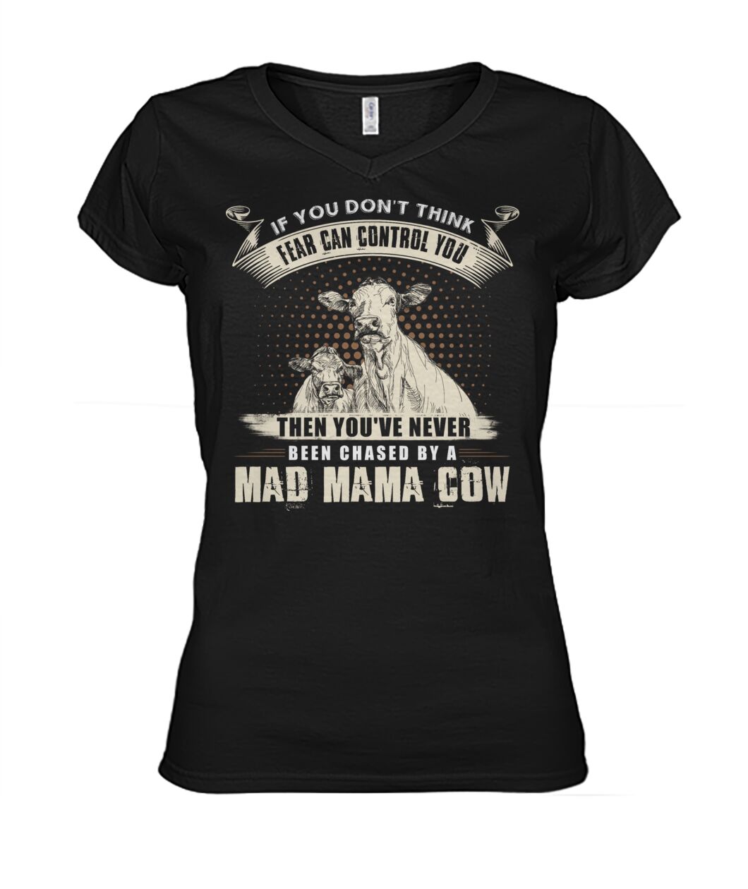 Mad mama cow   - Men's and Women's t-shirt , Vneck, Hoodies - myfunfarm - clothing acceessories shoes for cow lovers, pig, horse, cat, sheep, dog, chicken, goat farmer