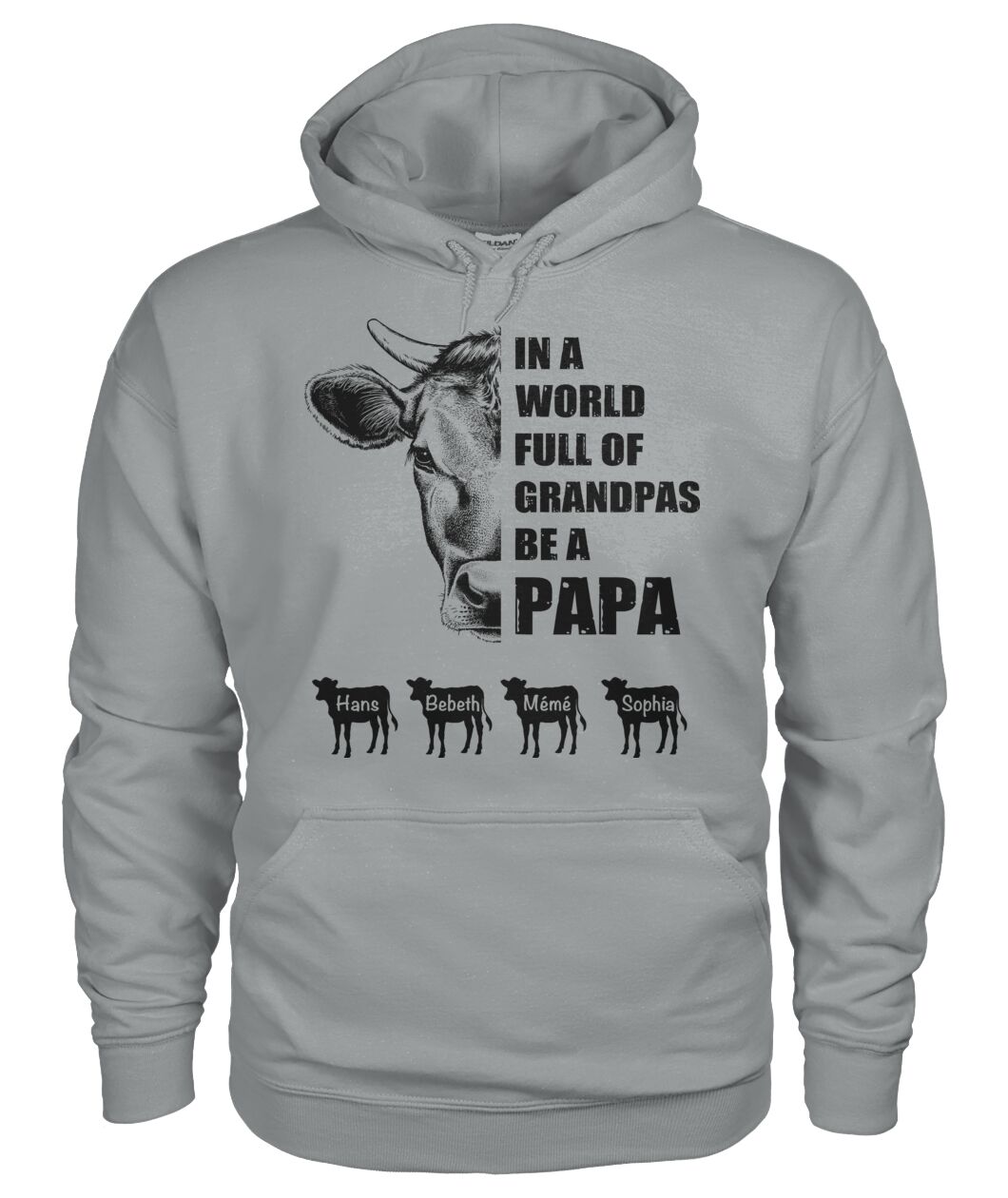 In a world full of Grandpas be a papa - funny design unisex  t-shirt , Hoodies