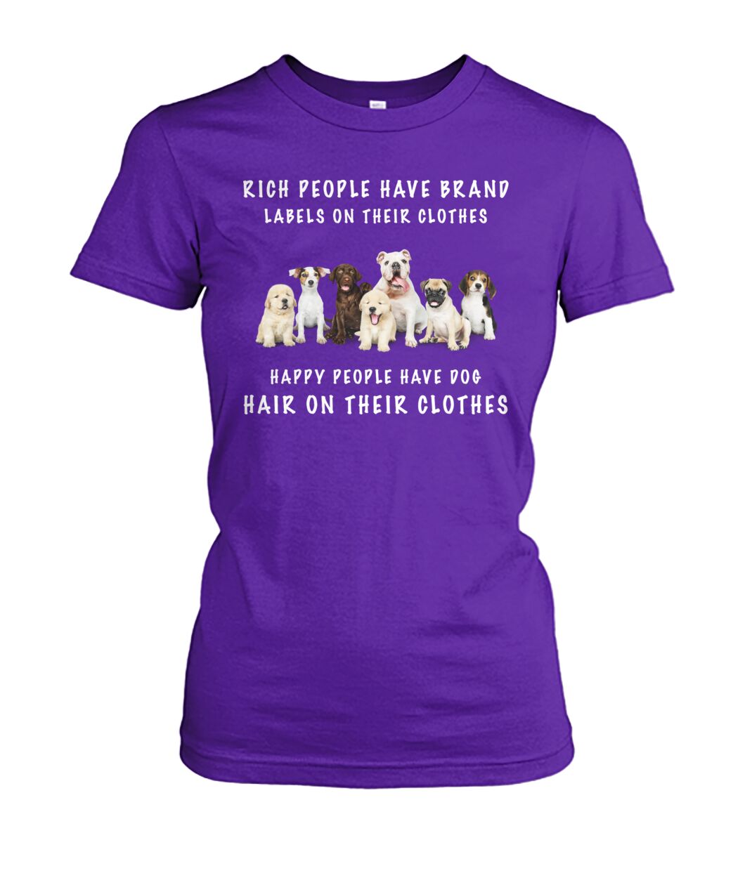 Happy people have dog - Men's and Women's t-shirt , Vneck, Hoodies - myfunfarm - clothing acceessories shoes for cow lovers, pig, horse, cat, sheep, dog, chicken, goat farmer