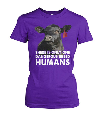 There is only one dangerous breed Humans - unisex  t-shirt , Hoodies