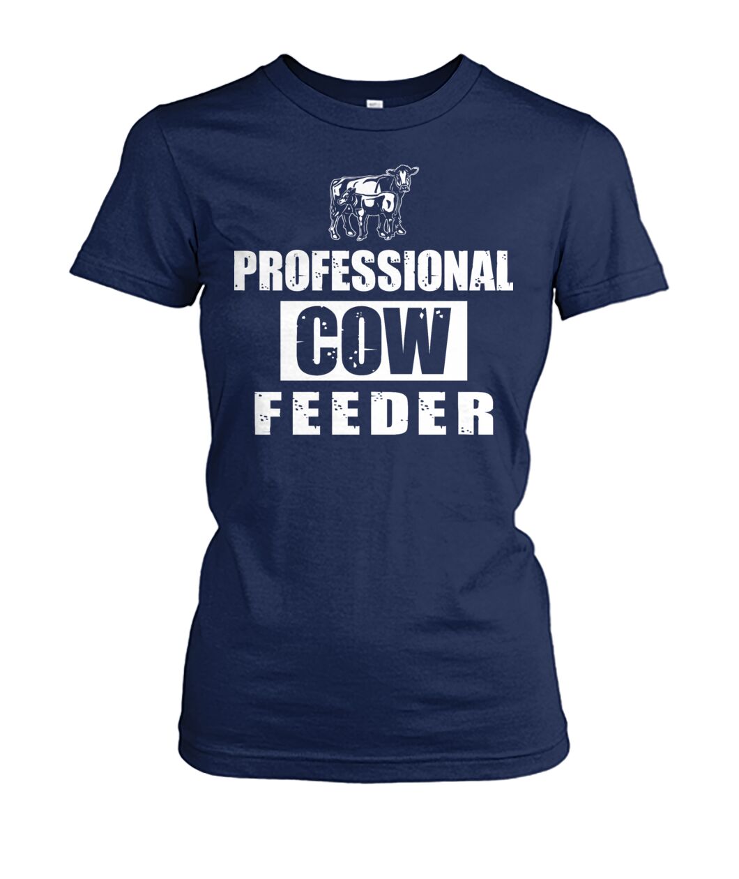 Professionnal cow feeder - Men's and Women's t-shirt , Vneck, Hoodies - myfunfarm - clothing acceessories shoes for cow lovers, pig, horse, cat, sheep, dog, chicken, goat farmer