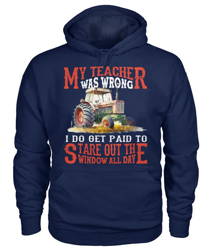 My teacher was wrong - t-shirt and Hoodies - myfunfarm