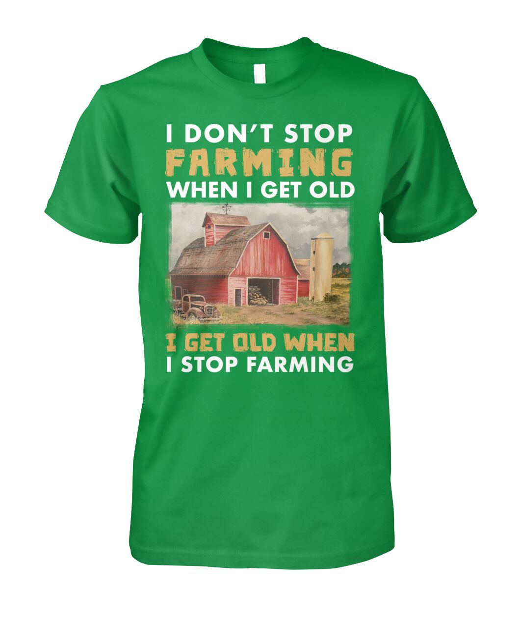 I don't stop farming - unisex  t-shirt , Hoodies - myfunfarm