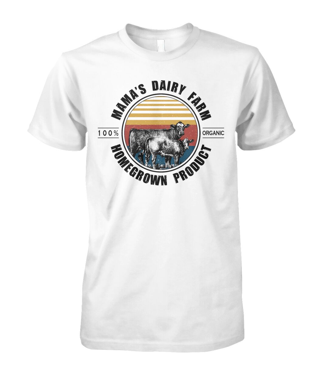 Mama's dairy farm - unisex  t-shirt , mama and kids