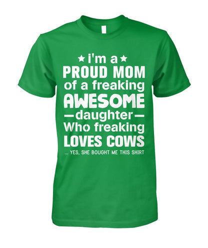 i'm a proud mom of a freaking awesome daughter who loves cows - myfunfarm