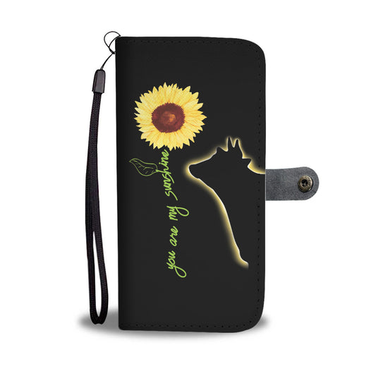 Cute cow wattercolor print sk00003 - Wallet Phone case - myfunfarm - clothing acceessories shoes for cow lovers, pig, horse, cat, sheep, dog, chicken, goat farmer