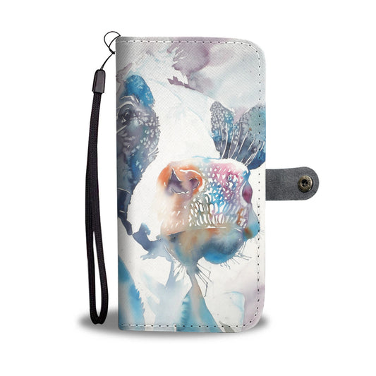 Cute cow pattern print sk00014 - Wallet Phone case - myfunfarm - clothing acceessories shoes for cow lovers, pig, horse, cat, sheep, dog, chicken, goat farmer