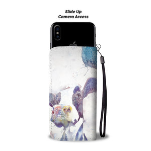 Cute cow pattern print sk00014 - Wallet Phone case - myfunfarm - clothing acceessories shoes for cow lovers, pig, horse, cat, sheep, dog, chicken, goat farmer