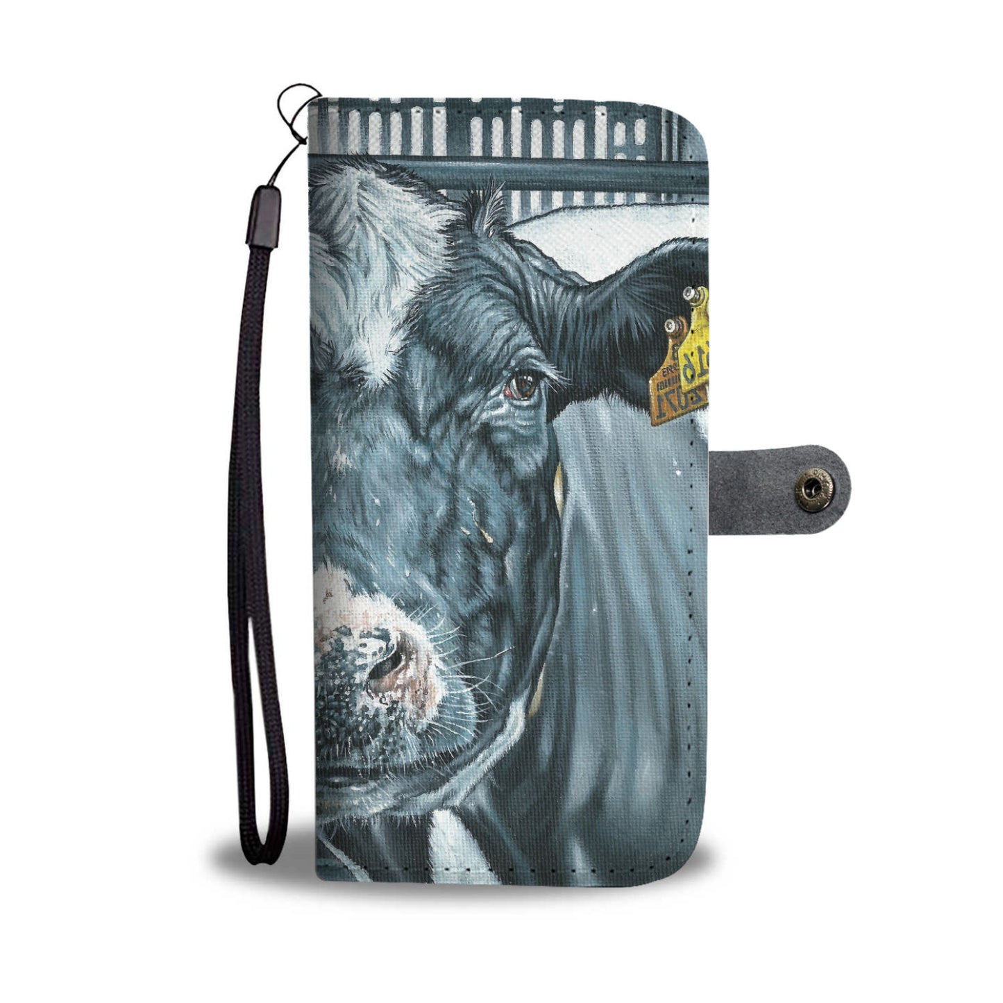 Cute cow pattern print sk00022 - Wallet Phone case - myfunfarm - clothing acceessories shoes for cow lovers, pig, horse, cat, sheep, dog, chicken, goat farmer