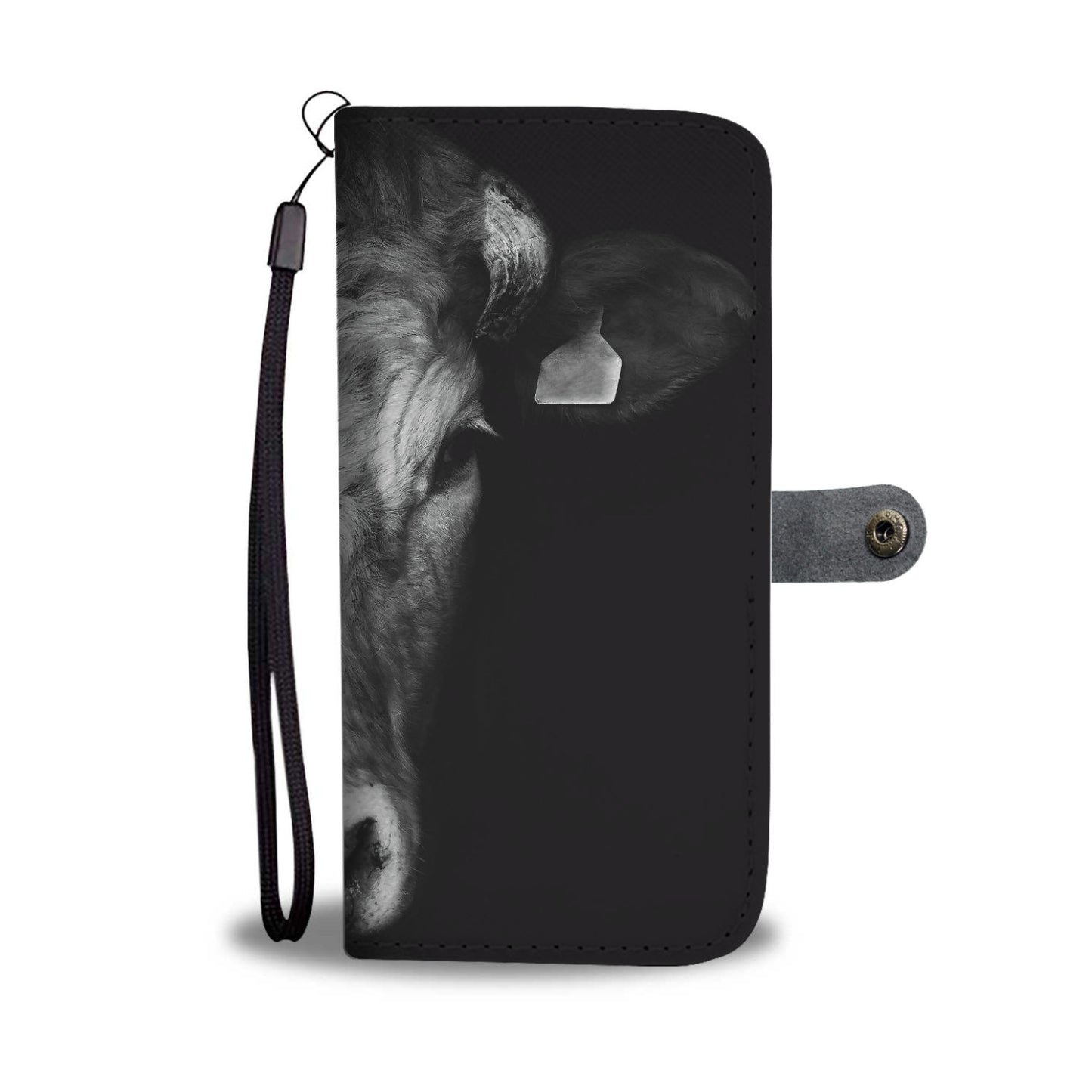 Cute cow pattern print sk00025 - Wallet Phone case - myfunfarm - clothing acceessories shoes for cow lovers, pig, horse, cat, sheep, dog, chicken, goat farmer