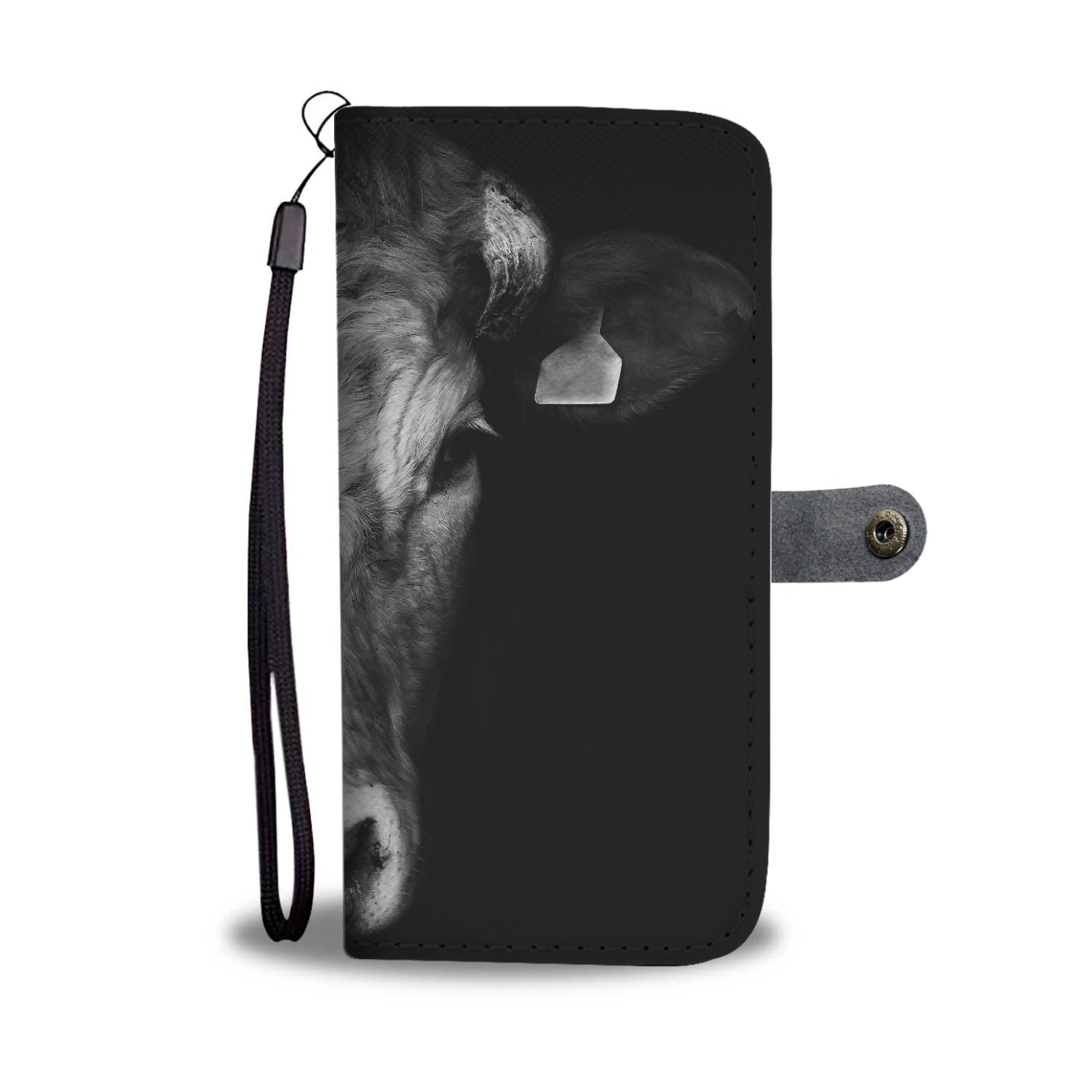 Cute cow pattern print sk00025 - Wallet Phone case - myfunfarm - clothing acceessories shoes for cow lovers, pig, horse, cat, sheep, dog, chicken, goat farmer