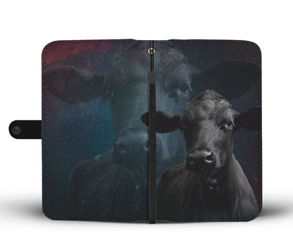 Cute cow pattern print sk00026 - Wallet Phone case - myfunfarm - clothing acceessories shoes for cow lovers, pig, horse, cat, sheep, dog, chicken, goat farmer