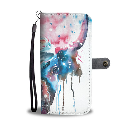 Cute cow pattern print sk00027 - Wallet Phone case - myfunfarm - clothing acceessories shoes for cow lovers, pig, horse, cat, sheep, dog, chicken, goat farmer