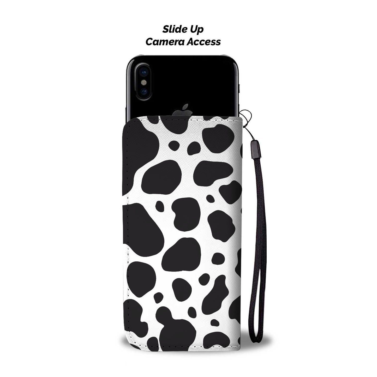 Cute cow pattern print sk00029 - Wallet Phone case - myfunfarm - clothing acceessories shoes for cow lovers, pig, horse, cat, sheep, dog, chicken, goat farmer