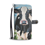 Cute cow pattern print sk00035 - Wallet Phone case - myfunfarm - clothing acceessories shoes for cow lovers, pig, horse, cat, sheep, dog, chicken, goat farmer