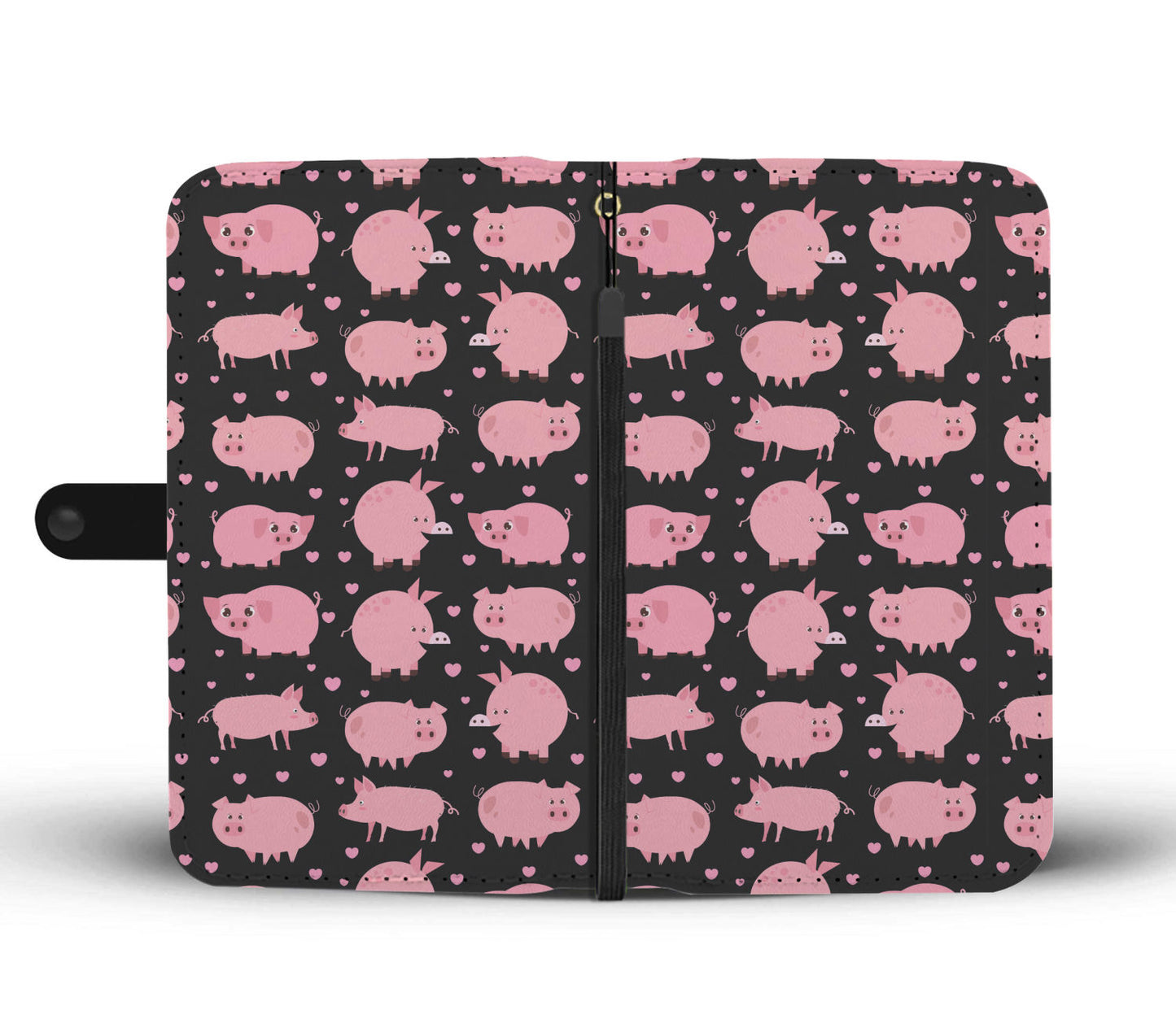 Cute pig pattern - Wallet Phone case - myfunfarm - clothing acceessories shoes for cow lovers, pig, horse, cat, sheep, dog, chicken, goat farmer