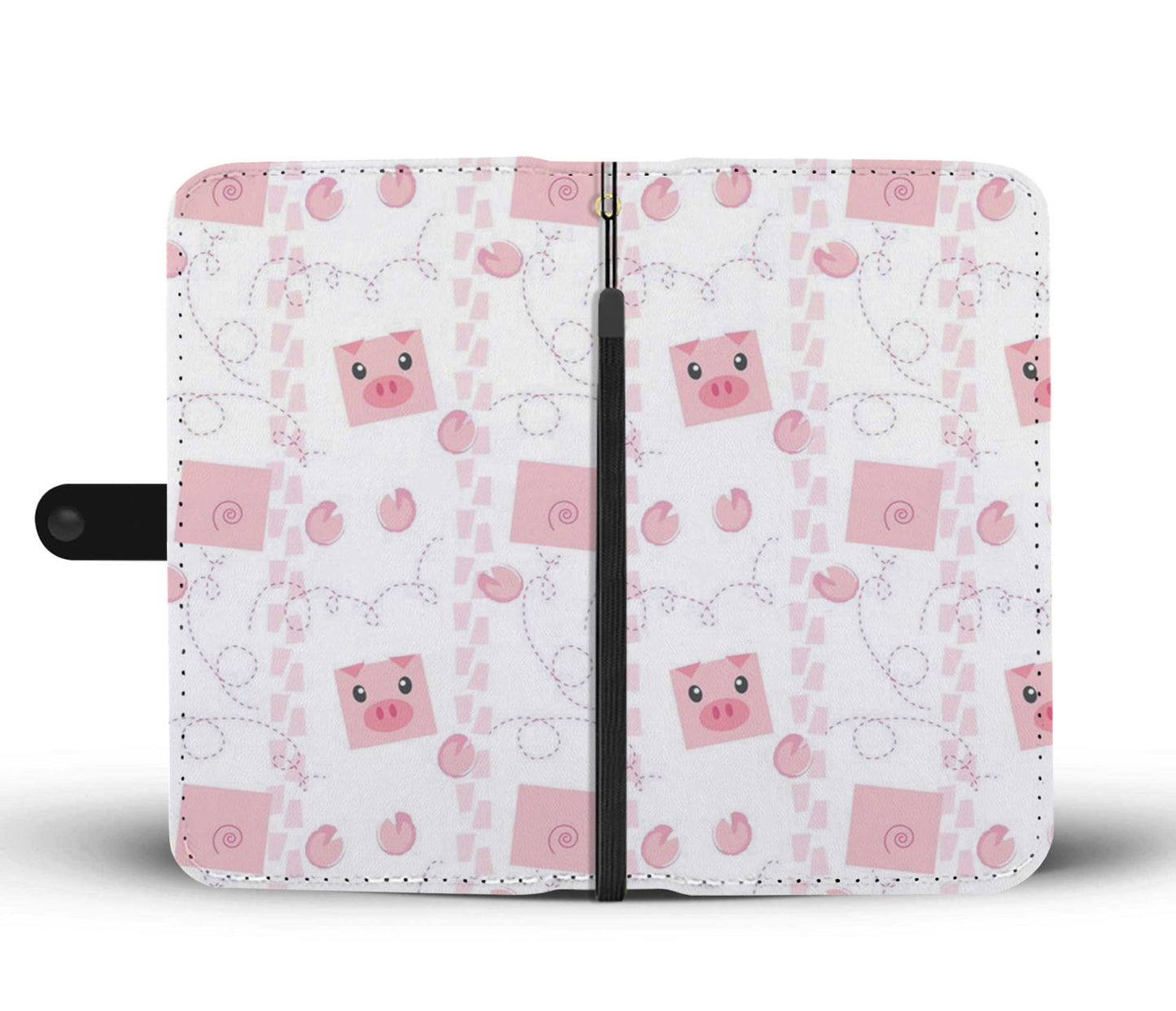 Cute pig pattern - Wallet Phone case - myfunfarm - clothing acceessories shoes for cow lovers, pig, horse, cat, sheep, dog, chicken, goat farmer