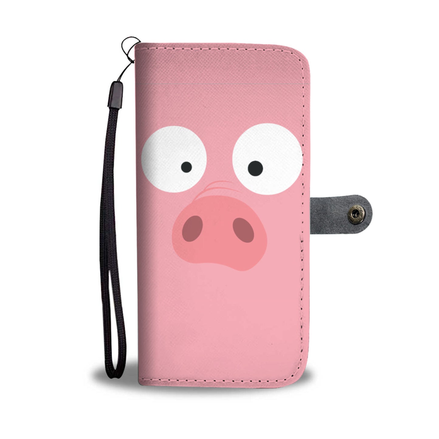 Funny pig  - Wallet Phone case - myfunfarm - clothing acceessories shoes for cow lovers, pig, horse, cat, sheep, dog, chicken, goat farmer