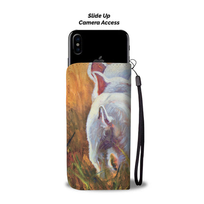 Cute pig funny - Wallet Phone case - myfunfarm - clothing acceessories shoes for cow lovers, pig, horse, cat, sheep, dog, chicken, goat farmer