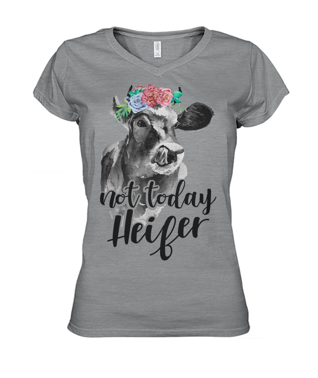 Not today Heifer - Men's and Women's t-shirt , Vneck, Hoodies - myfunfarm - clothing acceessories shoes for cow lovers, pig, horse, cat, sheep, dog, chicken, goat farmer