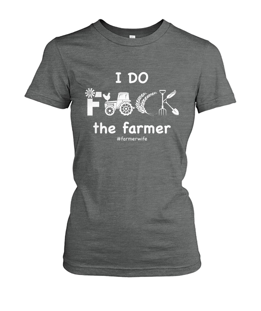I do f.ck the farmer  - Men's and Women's t-shirt , Vneck, Hoodies - myfunfarm - clothing acceessories shoes for cow lovers, pig, horse, cat, sheep, dog, chicken, goat farmer