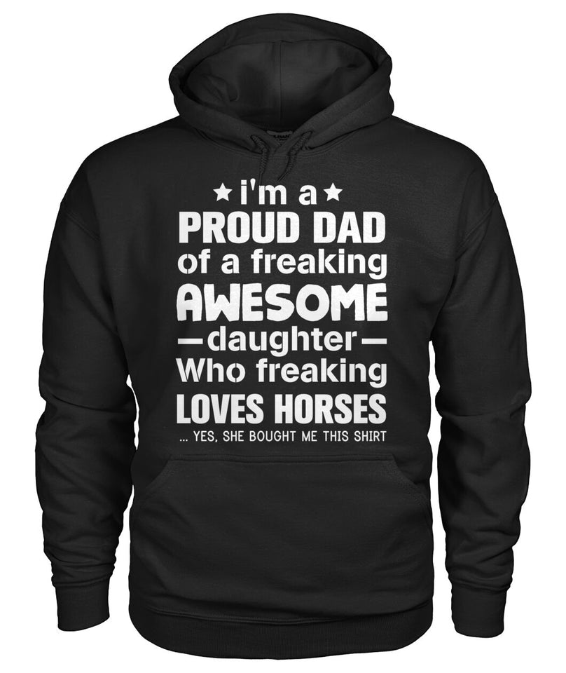 i'm a proud dad  - Men's and Women's t-shirt , Vneck, Hoodies - myfunfarm - clothing acceessories shoes for cow lovers, pig, horse, cat, sheep, dog, chicken, goat farmer