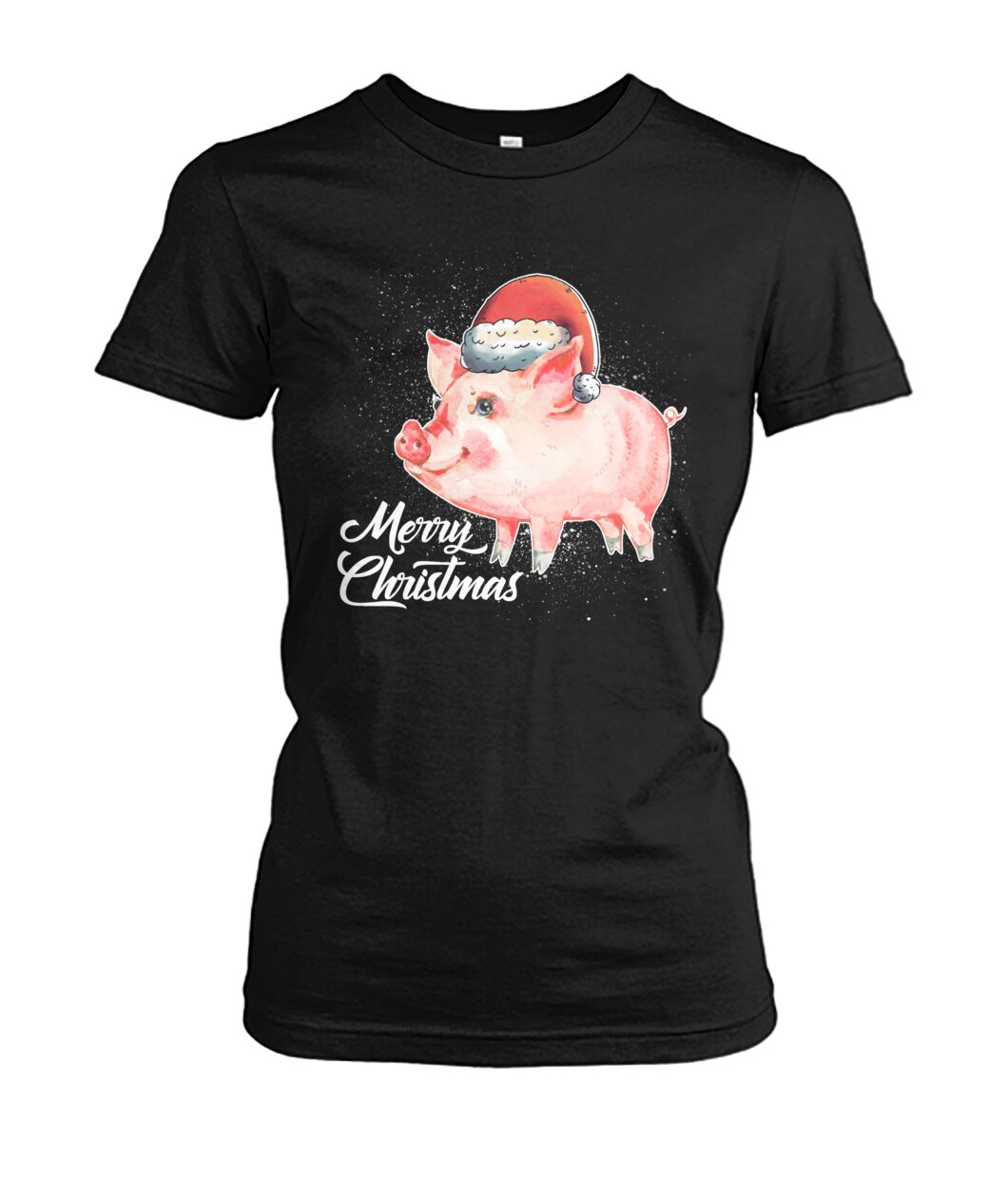 Merry christmas Pig Lovers - Men's and Women's t-shirt , Vneck, Hoodies - myfunfarm - clothing acceessories shoes for cow lovers, pig, horse, cat, sheep, dog, chicken, goat farmer