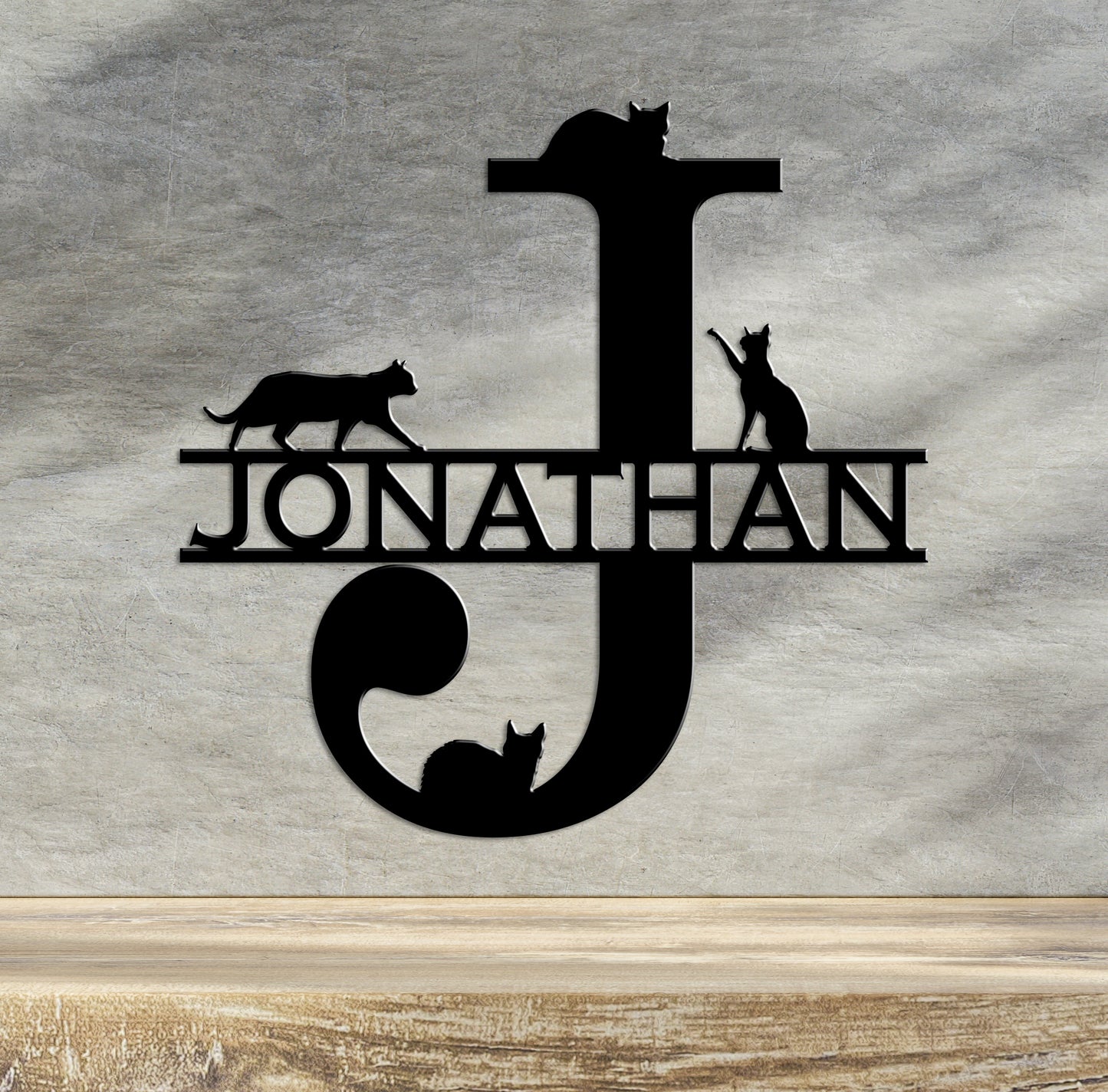 Custom name Alphabet Letters sign - Metal & Wooden