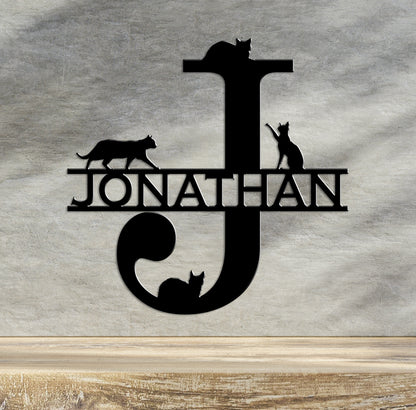 Custom name Alphabet Letters sign - Metal & Wooden
