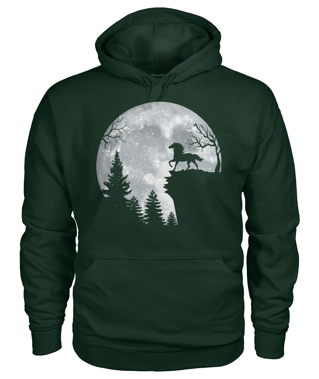 Horse in the Moon - Halloween unisex  t-shirt , Hoodies