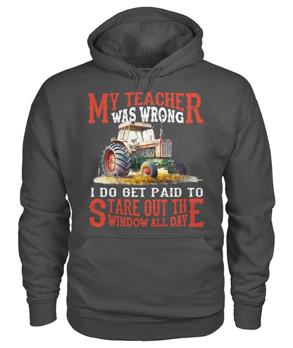 My teacher was wrong - t-shirt and Hoodies - myfunfarm