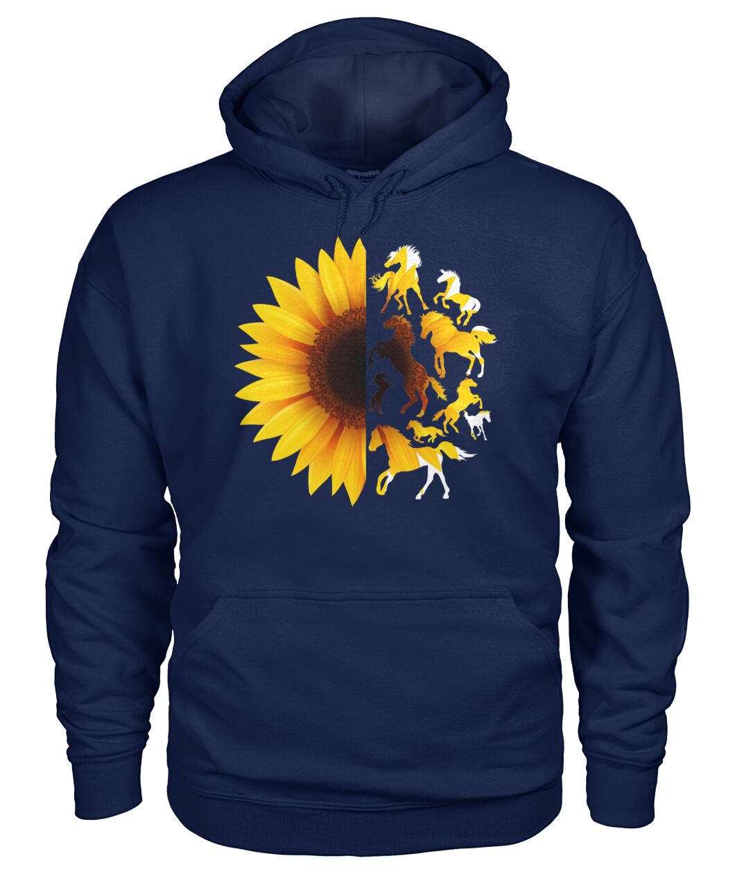 Horse sunflowers - Men's and Women's t-shirt , Vneck, Hoodies - myfunfarm - clothing acceessories shoes for cow lovers, pig, horse, cat, sheep, dog, chicken, goat farmer