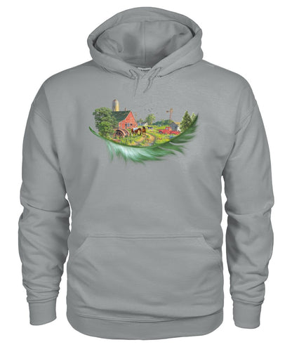 We Love Farm Life - funny design unisex  t-shirt , Hoodies