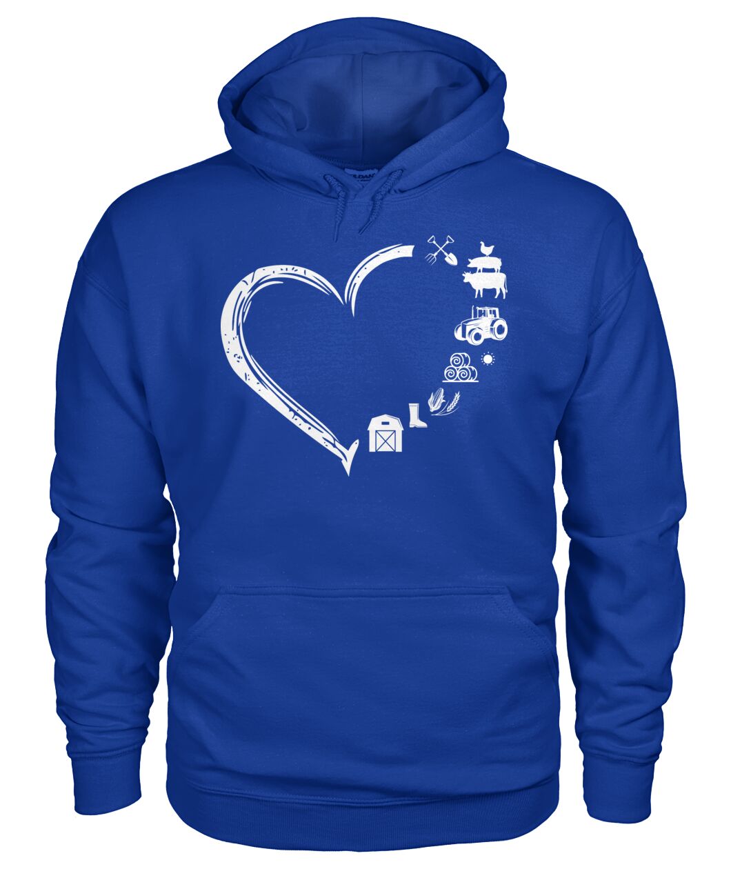 Heart  Farm Life - unisex  t-shirt , Hoodies - myfunfarm