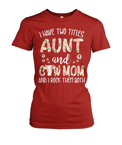Aunt and cow mom - Men's and Women's t-shirt , Vneck, Hoodies - myfunfarm - clothing acceessories shoes for cow lovers, pig, horse, cat, sheep, dog, chicken, goat farmer