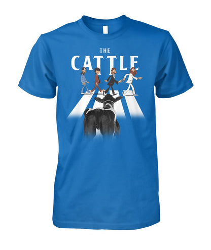 The Cattle and The Beatles   - Men's and Women's t-shirt , Hoodies - myfunfarm
