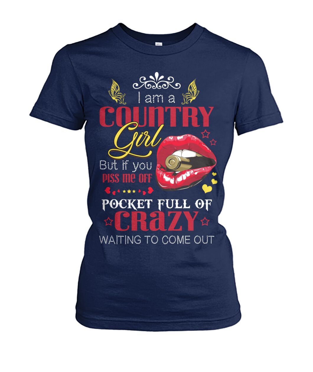 i am a country girl but if you piss me off pocket - unisex  t-shirt , Hoodies
