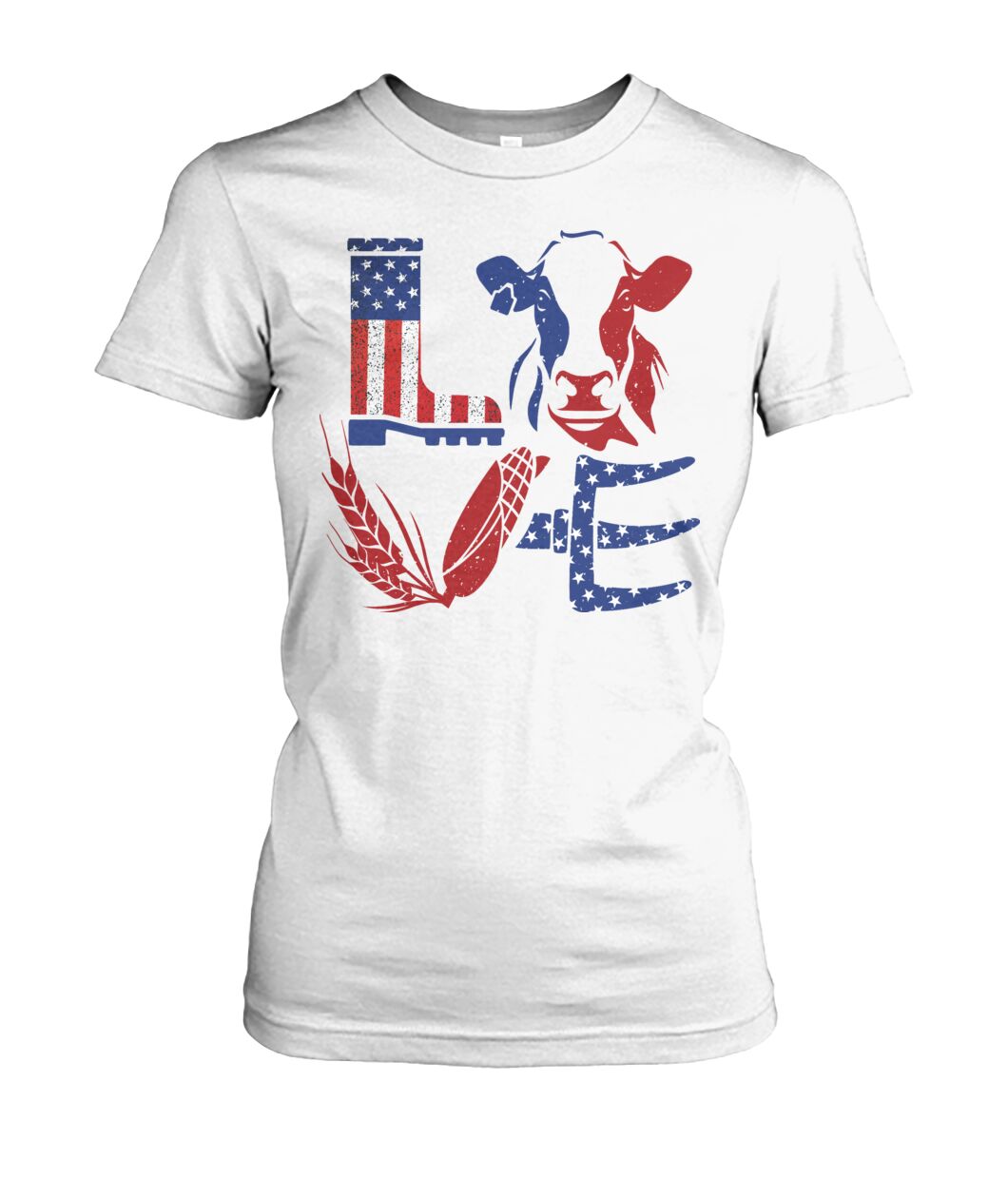 Love Cow USA  - design unisex  t-shirt , Hoodies