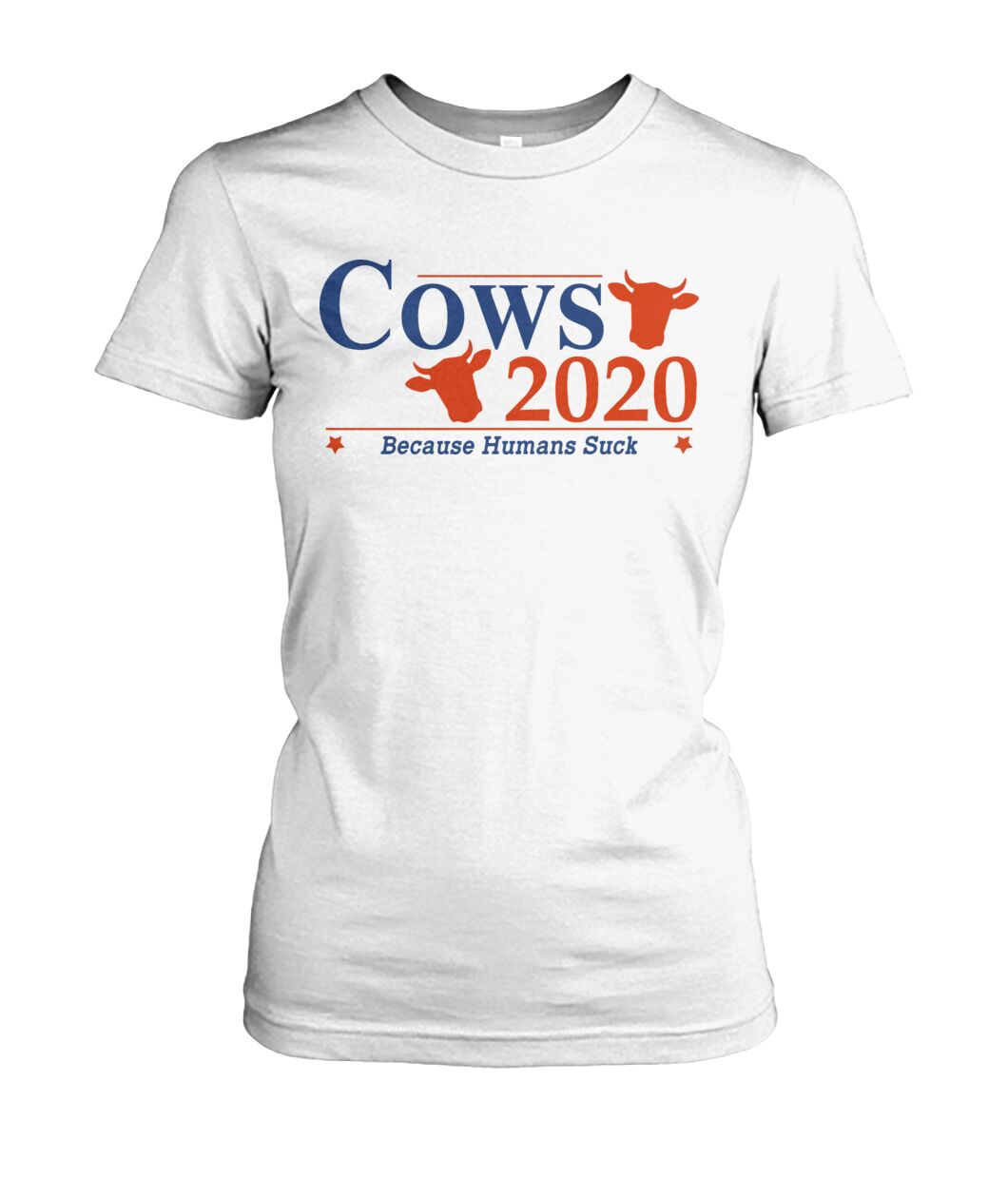 Cows 2020 because humans suck  - Men's and Women's t-shirt , Hoodies - myfunfarm