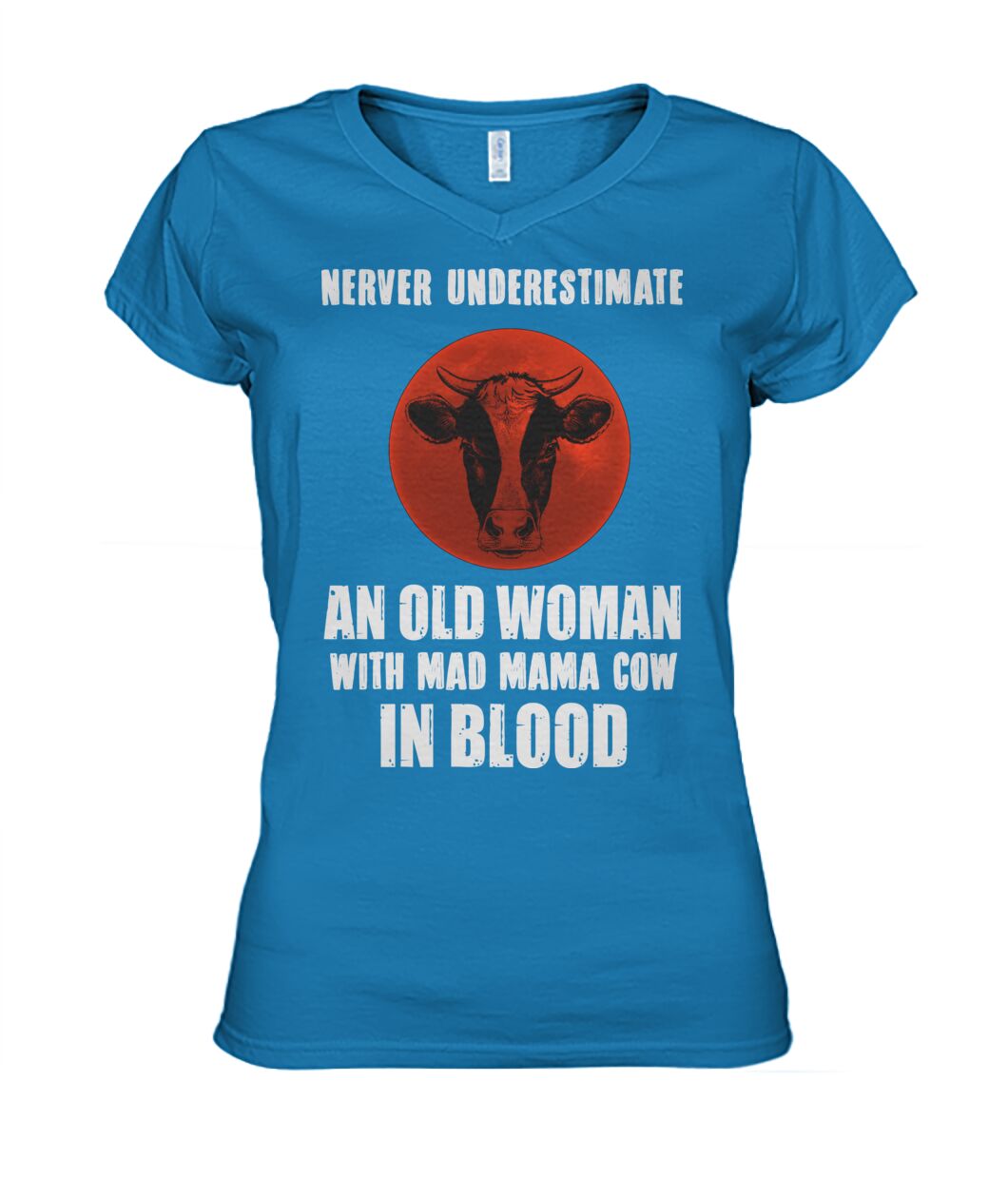 Never underestimate an old woman  - Men's and Women's t-shirt , Vneck, Hoodies - myfunfarm - clothing acceessories shoes for cow lovers, pig, horse, cat, sheep, dog, chicken, goat farmer