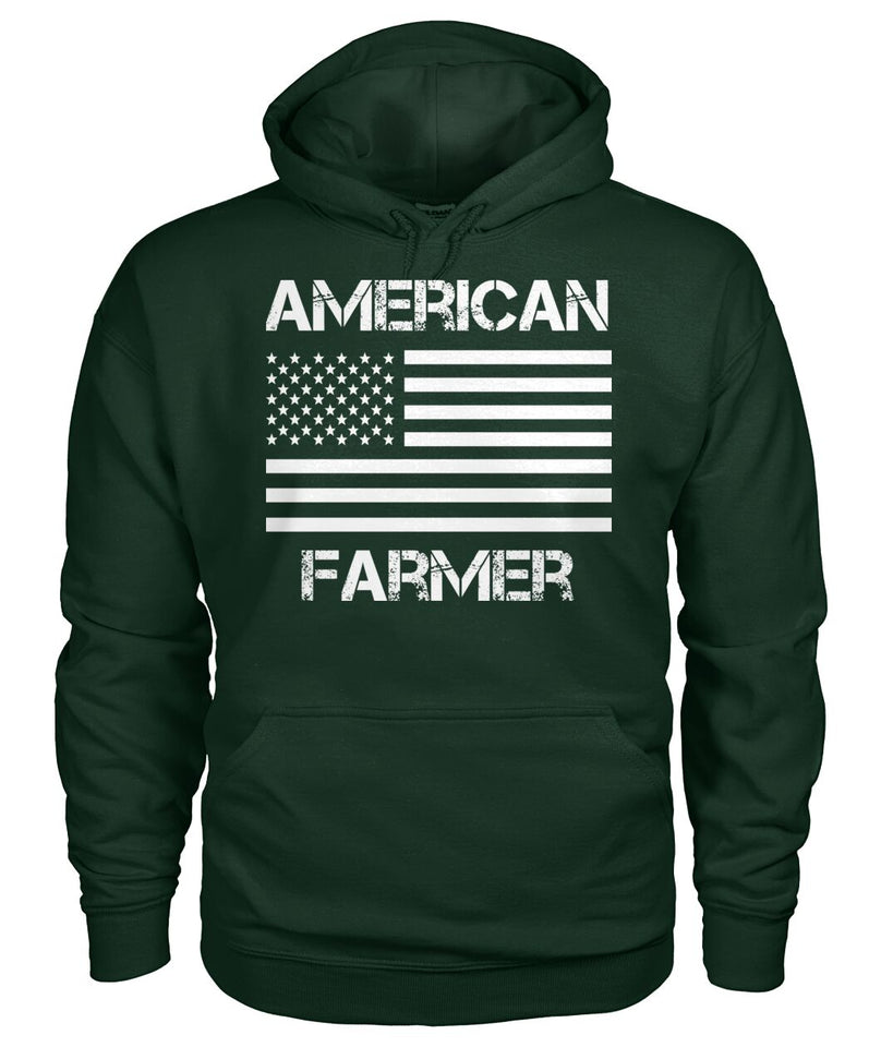 American farmer - Men's and Women's t-shirt , Vneck, Hoodies - myfunfarm - clothing acceessories shoes for cow lovers, pig, horse, cat, sheep, dog, chicken, goat farmer