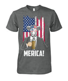 Cow america  - Men's and Women's t-shirt , Vneck, Hoodies - myfunfarm - clothing acceessories shoes for cow lovers, pig, horse, cat, sheep, dog, chicken, goat farmer