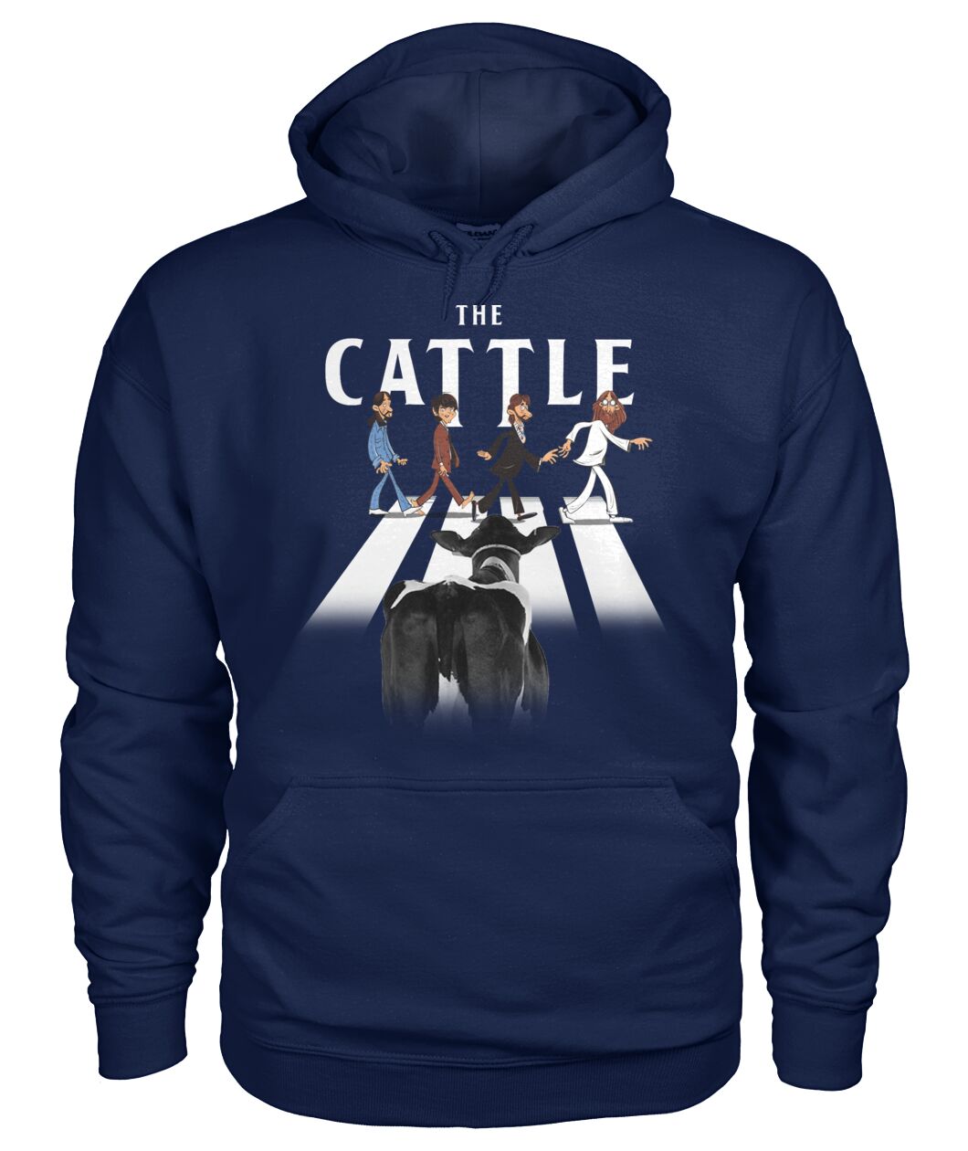 The Cattle and The Beatles   - Men's and Women's t-shirt , Hoodies - myfunfarm
