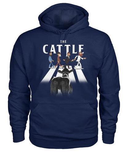 The Cattle and The Beatles   - Men's and Women's t-shirt , Hoodies - myfunfarm