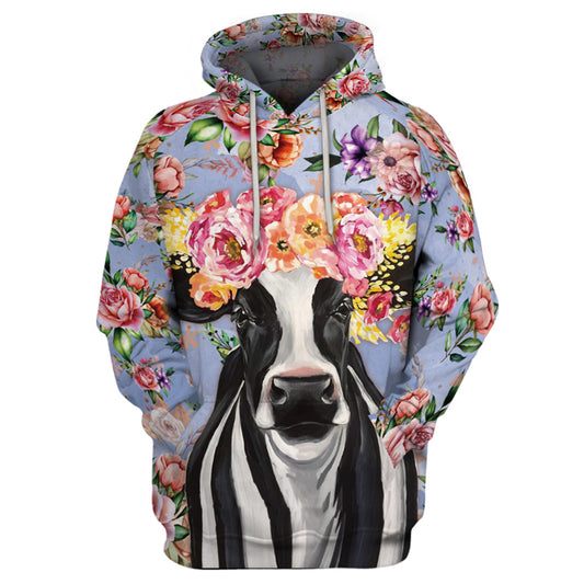 COW and FLOWER 05 3d Print - myfunfarm