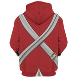 British Army Red Coat Tracksuit - Cosplay Historical Costumes - Apparel