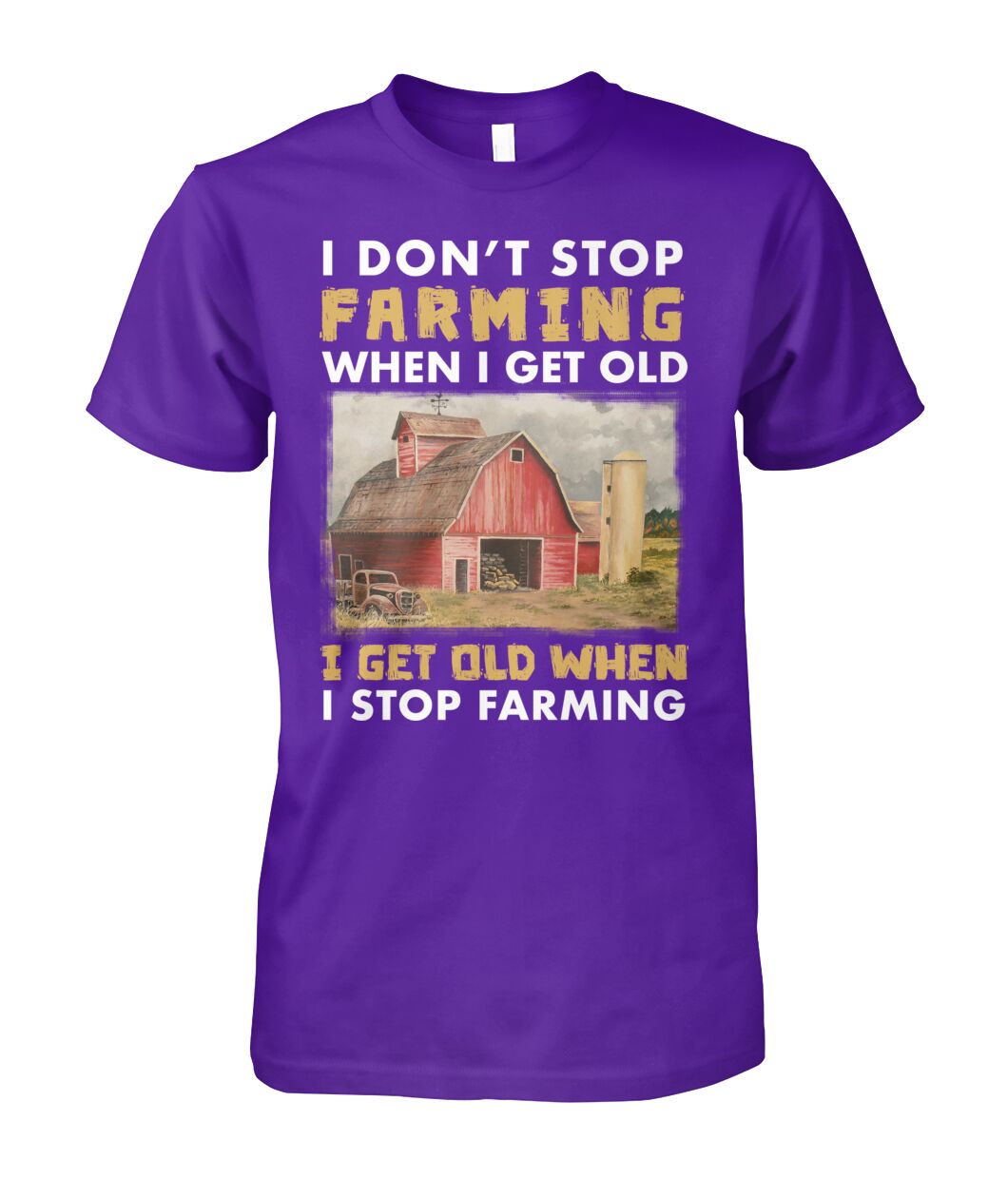 I don't stop farming - unisex  t-shirt , Hoodies - myfunfarm