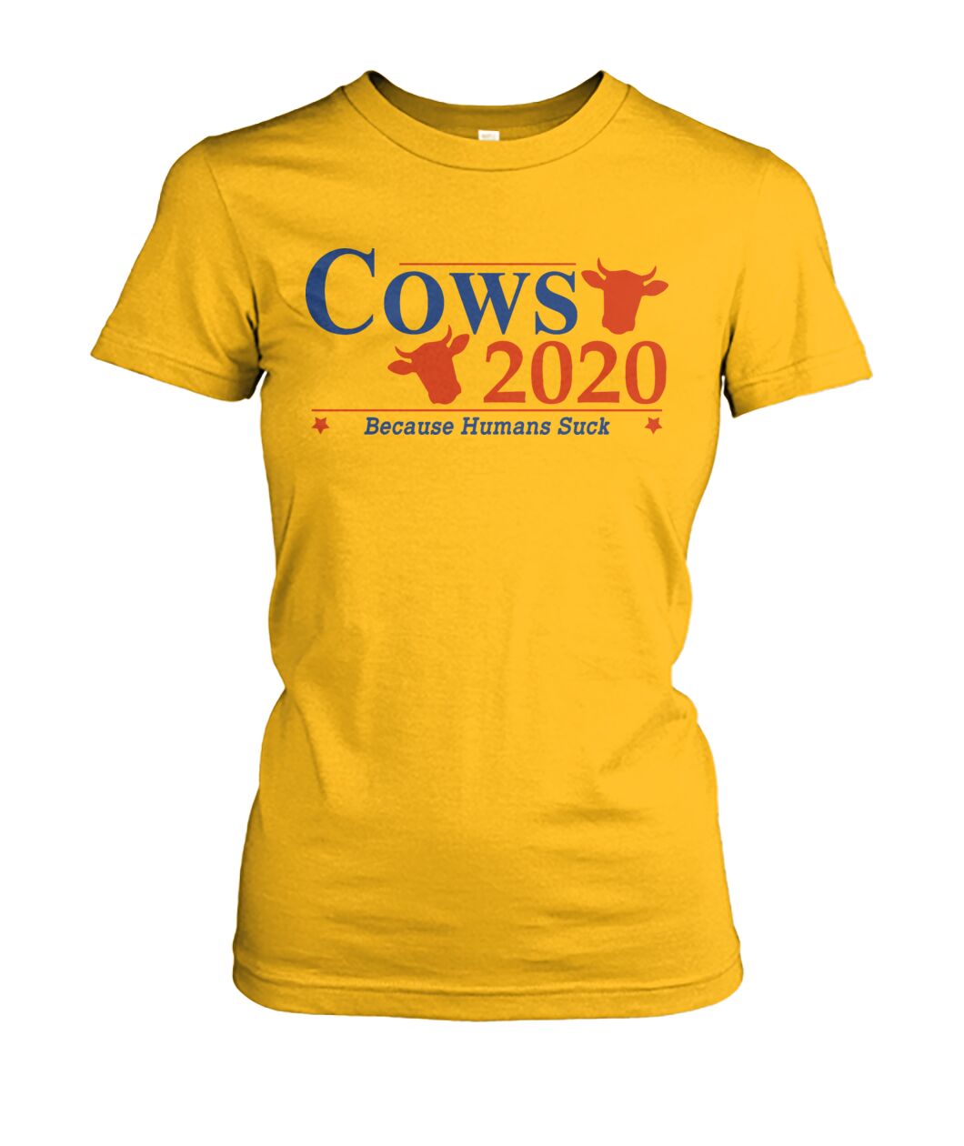 Cows 2020 because humans suck  - Men's and Women's t-shirt , Hoodies - myfunfarm