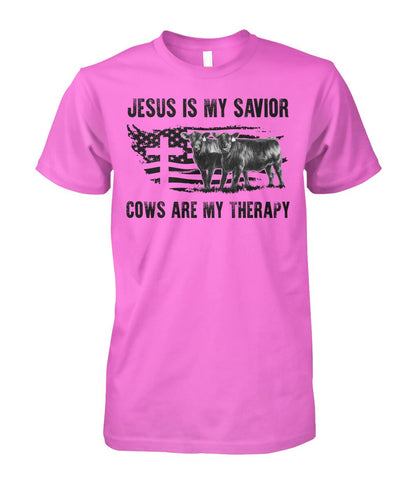 Jesus is my savior cows are my therapy