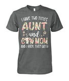 Aunt and cow mom - Men's and Women's t-shirt , Vneck, Hoodies - myfunfarm - clothing acceessories shoes for cow lovers, pig, horse, cat, sheep, dog, chicken, goat farmer
